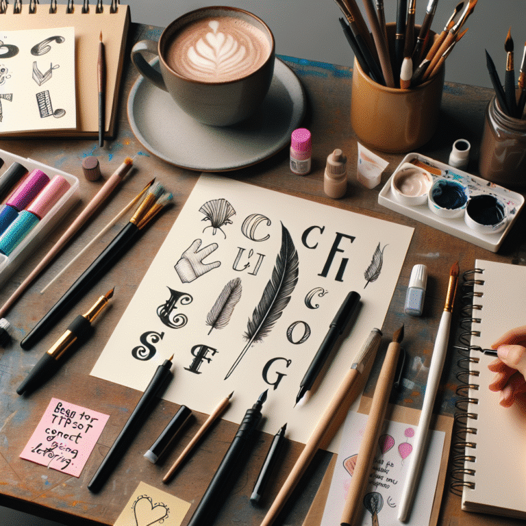 projetos simples de lettering para iniciantes