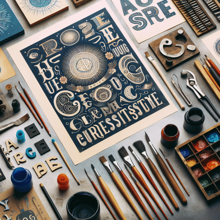 como fazer pôsteres com lettering