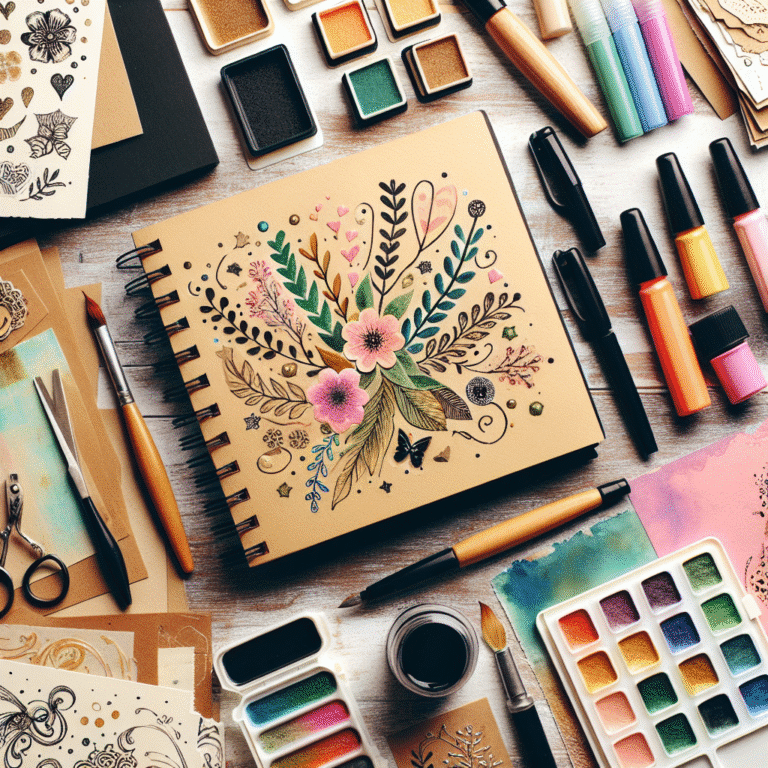 Projetos criativos de scrapbooking utilizando lettering