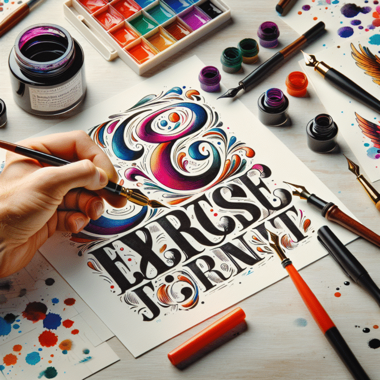 Exercícios-chave de frases para aprimorar suas habilidades em lettering