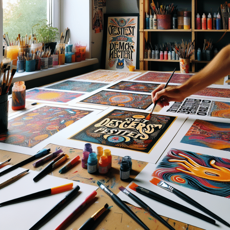 Criando posters decorativos com lettering de forma fácil