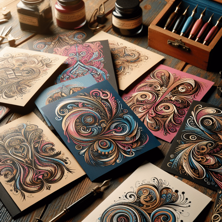 Ideias criativas para cartões com caligrafia para qualquer ocasião