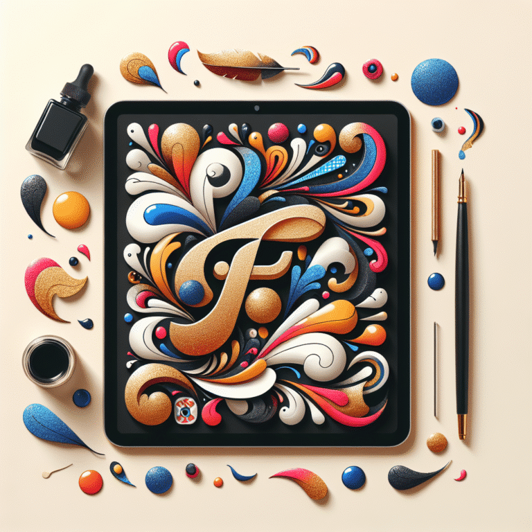 como escrever letras decorativas
